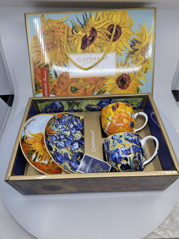 Porcelánové šálky, 2set šálky, V. Gogh